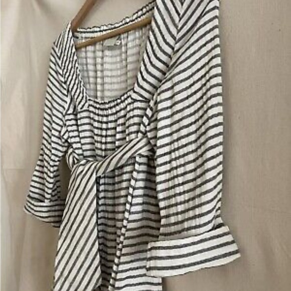 Malia mills  Kalola striped tunic swim coverup beach dress 2 - Picture 3 of 7